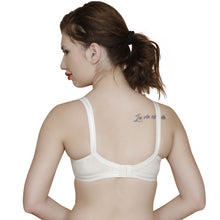 T.T. Women Premium C Cup Bra Pack Of 3 Black-Skin-White