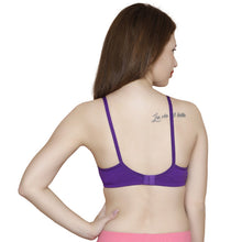 T.T. Women Pc Spandex Bra Pack Of 2 Purple-Skin