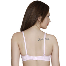 T.T. Women Paded Moulded Cup Bra Pack Of 2 Pink-Skin
