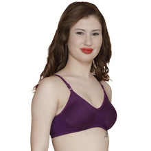 T.T. Women Orignal Molded Bra Pack Of 2 Purple-White