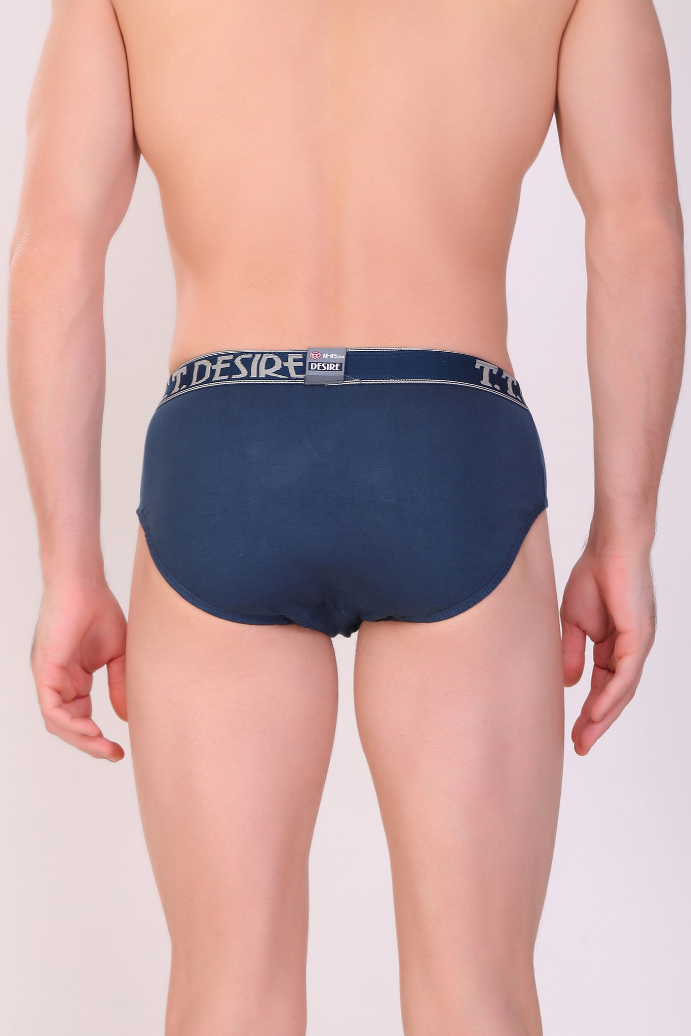 T.T. Men Desire Brief Solid Pack Of 3 Assorted Colors
