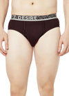 T.T. Mens Desire 100% Combed Cotton Front Open Brief Top Elastic Pack Of 3 Black::D Brown::Anthra