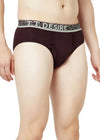 T.T. Mens Desire 100% Combed Cotton Front Open Brief Top Elastic Pack Of 4 Assorted