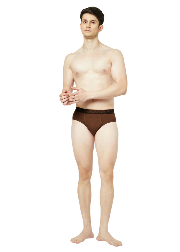 T.T. Mens Desire 100% Combed Cotton Front Open Brief Top Elastic Pack Of 5 Assorted