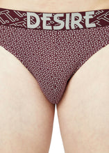 T.T. Mens Desire 100% Combed Cotton Printed Brief Top Elastic Pack Of 2 Red::Maroon