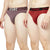 T.T. Mens Desire 100% Combed Cotton Printed Brief Top Elastic Pack Of 2 Red::Maroon