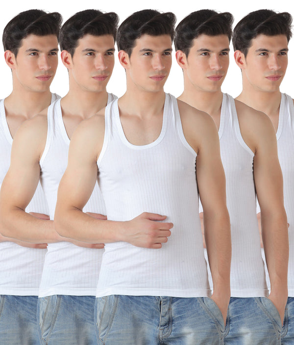 Men Parker White Vest