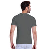 T.T. Poly Men Solid Grey Quick-Dry Tshirt