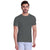 T.T. Poly Men Solid Grey Quick-Dry Tshirt