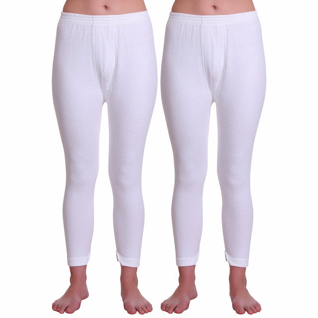 T.T. Women Hotpot Elite Pyjama Thermal Pack Of 2- White