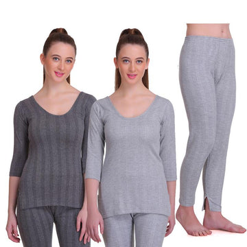 T.T. Women Thermal Top And Pyjama (Pack Of 3)