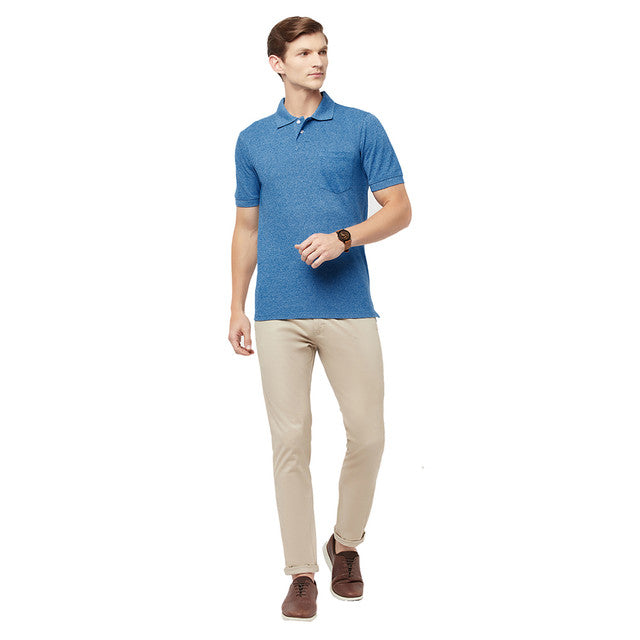 Hiflyers Men'S Grindle Tshirts With Pocket Blue