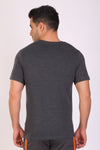 Grey, Antha Round Neck T-Shirt