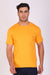 Men Round Neck Gold T-shirt