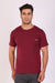 Round Neck Maroon T-shirt