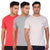 Ecru, Grey & Red T-Shirt