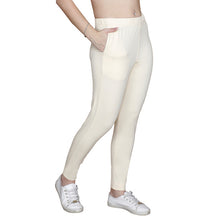 HiFlyers Women Slim Fit Solid Cotton Lycra Kurti Pant Cream