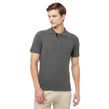 Hiflyers Men'S Solid Tshirts With Pocket Anthra