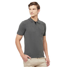 Hiflyers Men'S Solid Tshirts With Pocket Anthra