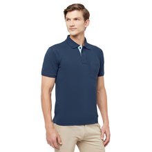 Hiflyers Men'S Solid Tshirts With Pocket Blue