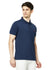 Hiflyers Men'S Solid Regular Fit Polo T-Shirt With Pocket -Denim