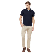 Hiflyers Men'S Solid Tshirts With Pocket Navy