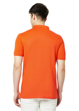 Hiflyers Men'S Solid Regular Fit Polo T-Shirt With Pocket -Rust