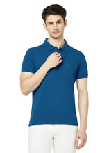 Hiflyers Men'S Solid Regular Fit Polo T-Shirt With Pocket -Royal Blue