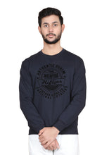 HiFlyers Full Sleeve Printed Men Sweatshirt-Navy