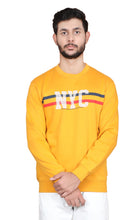 HiFlyers Full Sleeve Printed Men Sweatshirt-YELLOW