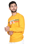 Full Sleeve Printed Sweatshirt Yellow