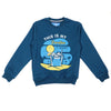 Hiflyers Kids Airforce Regular Fit Printed Round Neck Sweatshirt