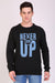 Full Sleeve Printed Sweatshirt Black