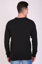 HiFlyers Full Sleeve Printed Men Sweatshirt - Black