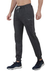 Hiflyers Mens Anthra Slim Fit Solid Terry Joggers