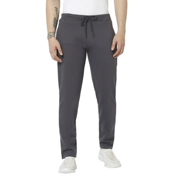 Hiflyers Mens Anthra Slim Fit Solid Cotton Fleece  Winter Trackpant/Joggger