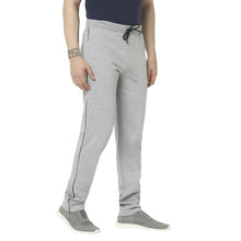 Hiflyers Mens Grey Slim Fit Solid Cotton Fleece Trackpant/Joggger