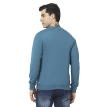 Hiflyers Mens Airforce Slim Fit Solid Cotton Fleece Sweatshirt