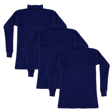 T.T. Kids Hotpot Plain Thermal Vest Pack Of 3 Blue