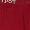T.T. Kids Hotpot Plain Thermal trouser Pack Of 3 Red