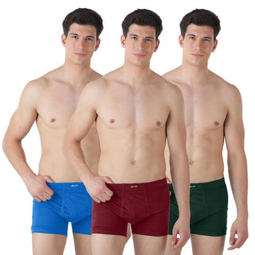 T.T. Men Jazz Inner Elastic Trunks Pack Of 3