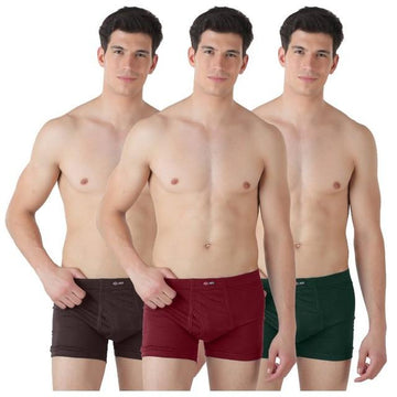 T.T. Men Jazz Inner Elastic Trunks Pack Of 3