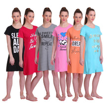 T.T. Womens Gown Pack Of 6 Assorted