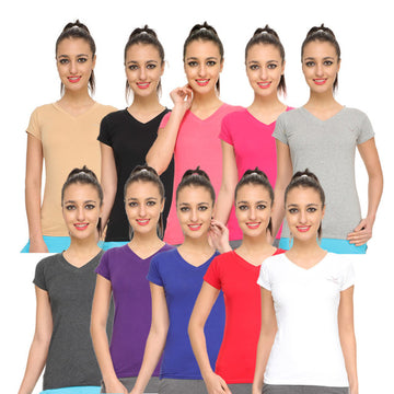 HiFlyers Womens T-Shirt Pack Of 10 Assorted