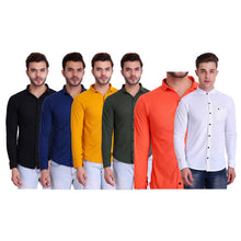 HiFlyers Mens Full Sleeves Shirt Pack Of 6 Assorted