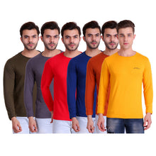 HiFlyers Mens Full Sleeves T-Shirt Pack Of 6 Assorted