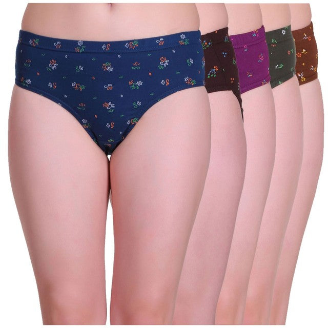 Buy Emotions Womens Soft Cotton Hipster Panties with Inner Elastic Printed  Size M 85cm, Waist Size 34 inch, Womens Cotton Briefs, Womens Underwear, Womens Briefs