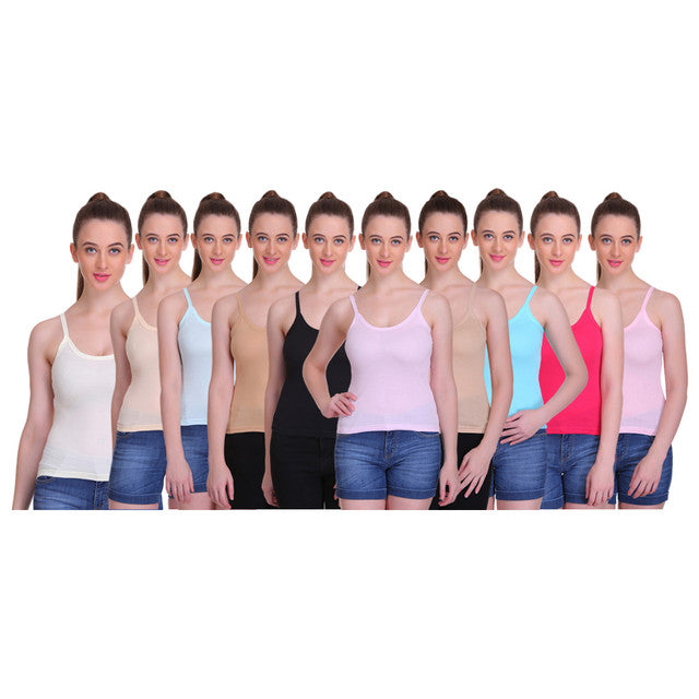 T.T. Womens Pearl Slip Pack Of 10 Assorted