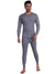 T.T. Mens Grey Slim FitSolid Titanic Thermal Set