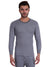 T.T. Mens Grey Slim FitSolid Titanic Thermal Top